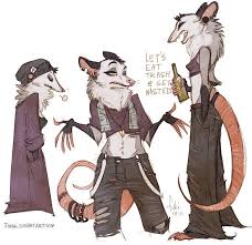 Let S Eat Trash Furry Art Furry Drawing Concept Art Characters
