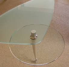 Glazen salontafel met draaibaar plateau - Catawiki