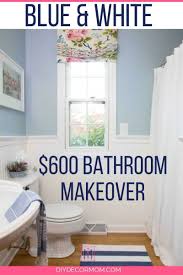 Check out some of the best blue and white bathroom design ideas below, along with sources. Blue And White Bathroom Unbelievable Budget Bathroom Makeover