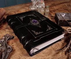 Black Magic Leather Grimoire Bookbinding Tutorial Bookbinding Tutorial Grimoire Grimoire Book