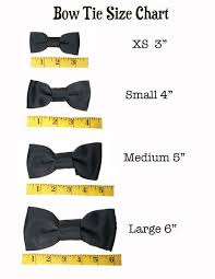 Classic Hound Collar Co Bow Tie Size Chart Dogbowtie