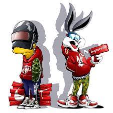 Bugs bunny supreme unisex gucci shirts for men and women.100% satisfaction guarantee. Logo Design Daily Art On Instagram Left Bart Or Right Bugs Comment Below If You Like It Creative Work Bart Simpson Art Swag Cartoon Simpsons Art