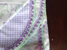 Receiving Blankets With Crocheted Edges Crochet Edging Patterns Crochet Baby Blanket Edging Crochet Edging