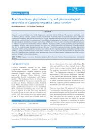 Muviza com bergek terbaru 2015 gitu gitu best house mix aceh mp4 mp3 duration 2:16 size 5.19 mb / muzakkir zakir 3. Pdf Traditional Uses Phytochemistry And Pharmacological Properties Of Capparis Tomentosa Lam A Review