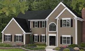 This normal il has green siding and shutters. House Colors For Light Gray Roof Novocom Top