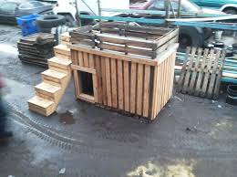 Build Pallet Furniture Pallet Dog House Dog Houses Dog House