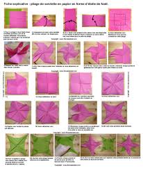 Pliage De Serviette De Table En Forme D Etoile Etoile En Papier Origami Napkin Folding Pliage Serviette Pliage Serviette 2 Couleurs Pliage Serviette Papier