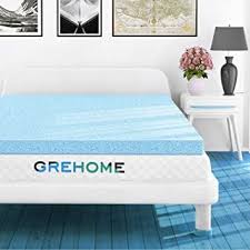 Grehome Mattress Topper Full 2 Inch Gel Infused Memory Foam Mattress Topper Mattress Topper In 2020 Mattress Topper Memory Foam Mattress Topper Foam Mattress Topper