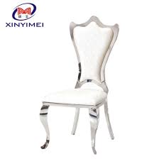 Round Back Padded Stackable Chairs Stainless Steel Wedding Chair For Sale - China Wedding Chair Wholesale Stackable Banquet Chairs Made-in-chinacom