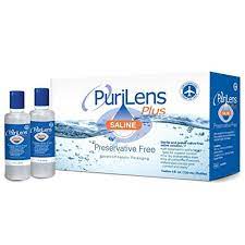 Using contact lens solutions as recommended ensures. Purilens Plus Saline Solution Preservative Free 4 Fl Oz Bottles 12 Pk Walmart Com Walmart Com