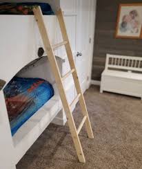 Rounding out the design, the raised base creates a cozy loft space for storage or play. Easy Diy Wooden Bunk Bed Ladder My Silly Squirts