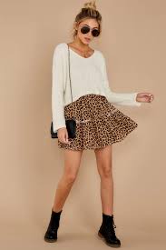 Turn Up The Sass Leopard Print Skirt Mini Skirts Outfits Summer Cheetah Print Outfits Leopard Print Skirt