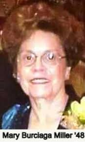 Mary Lee Burciaga Miller Class of 1948