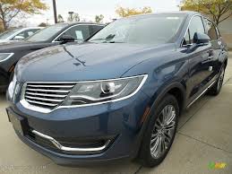 2018 Blue Diamond Metallic Lincoln Mkx Reserve Awd 123616571 Gtcarlot Com Car Color Galleries
