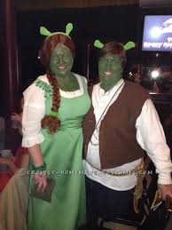 One of the film series' main characters, fiona is introduced as a beautiful princess placed under a curse that transforms her into an ogre at night. Great Couple Costume Idea Shrek And Fiona Cool Halloween Costumes Homemade Halloween Costumes Couple Halloween Costumes
