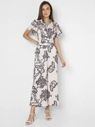 Off-White Trousers 100% Pure linen printed co-ord sets