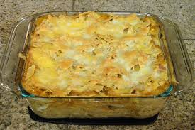 It's cheesy, it's spicy, it's sinfully delicious. Mexican Chicken Enchilada Casserole The Cookin Chemist