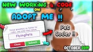 All *new* adopt me codes 2020 2x week roblox adopt me codes rbxsite discord: 4 New Codes On Adopt Me October 2019 Roblox Youtube