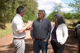 El ministro de Desarrollo Agrario de la provincia de Buenos Aires, Javier  Rodríguez, visitó a Navarro.