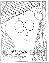 Free coloring pages for kids throughout the year. Save Energy Coloring Page For Kids Free Printable Picture