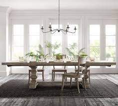 Perfect Pair Banks Extending Dining Table With Bench Bradford Chair Pottery Barn
