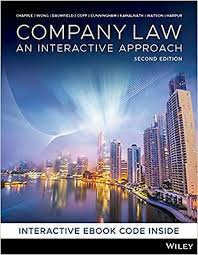 Company Law: an Interactive Approach, 2nd Edition by Ellie (Larelle)  Chapple, Alex Wong, Robert Cunningham, Richard Copp and Richard Baumfield  (2020, Trade Paperback) for sale online