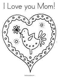 Not only learn the theory but you can also practice and find the experience. I Love You Mom Coloring Page Twisty Noodle
