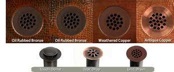 medium round copper bath sink copper