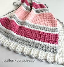 A cross baby blanket is a free crochet pattern for a beautiful heirloom baby blanket! Free Crochet Pattern Essentials Baby Blanket Pattern Paradise
