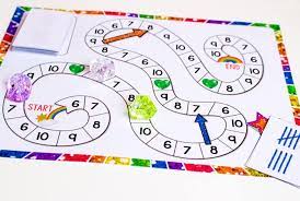 Try games like fraction splat and number twins. Free Printable Counting Game Numbers 6 10
