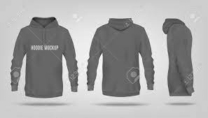 Check spelling or type a new query. Realistic Grey Hoodie Mockup With Text Template From Front Back And Side View Casual Mens Sport Apparel Items Hooded Sweatshirt Mock Up Isolated Vector Illustration Royalty Free Cliparts Vectors And