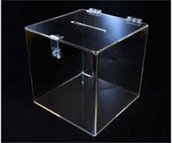 The trick is to put pressure vertically down instead of sideways. Large Acrylic Plastic Boxes