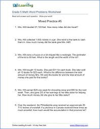 5th Grade Word Problem Worksheets Free And Printable Word Problem Worksheets Math Word Problems Fraction Word Problems