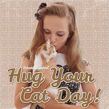 National lazy day #nationallazyday #lazyday Hug Your Cat Day The Ark Animal Hospital
