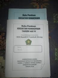 1 standar isi 1 guru mengembangkan perangkat pembelajaran pada. Madrasah Bagikan Buku Kegiatan Ramadhan