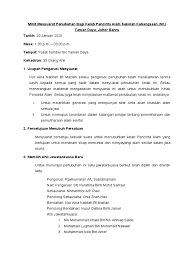 Minit mesyuarat penubuhan by panglima hitam 14839 views. Minit Mesyuarat Penubuhan Bagi Kelab Pencinta Alam Sekolah Kebangsaan