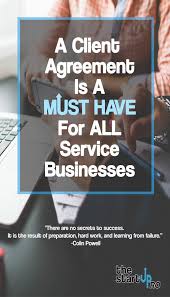 A Client Agreement Is A Must Have For Service Businesses Get Your Free Sample Client Contract Services Business Errand Business Personal Shopper Business