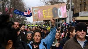 May 31, 2021 · an aged care worker has been identified as the woman who breathed on a 9news reporter's face in a sickening act during melbourne lockdown protests at the weekend. Australians May Face Longer Lockdown After Mass Protest
