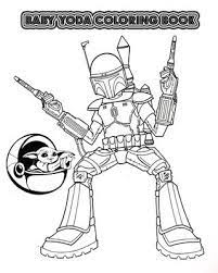 Mandalorian warrior, feared bounty hunter, and one of the most silent antagonists in the early movies, boba fett is someone you don't want to mess with. Baby Yoda Coloring Book The Mandalorian Baby Yoda Coloring Book 9798609545817