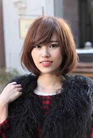 Check out one of the most popular asian hairstyles with side swept bangs. Messy Medium Bob With Long Sexy Fringe Simple Easy Daily Asian Bob Cut Hairstyles Weekly