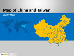 The island of taiwan is administered by the republic of china, which lost the chinese. Editable Ppt Maps Of China And Taiwan