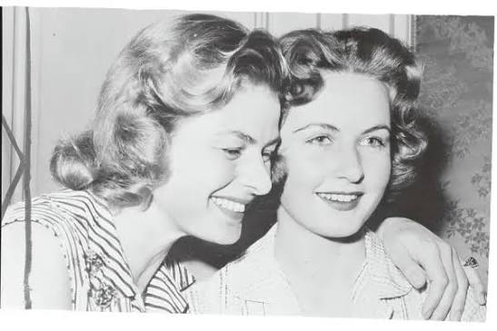 Ingrid Bergman with Daughter Print: Paris Reunion 1958. Art Prints, Posters  & Puzzles from Fine Art Storehouse