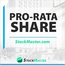 Enter connection date (date the customer connected to the network). Pro Rata Share Definition Stock Dividend Example Formula Calculated