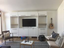 Bedroom storage ikea hacks entertainment. Ikea Sektion Tv Built In Jessica Devlin Design