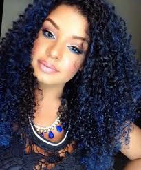10 Women Who Rock Blue Hair So Well Hair Styles Curly Hair Styles Natural Hair Styles