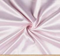 Pink 95 Percent Polyester 5% Spandex, 58 Inches Wide Matte Stretch L'Amour  Satin Fabric, Sold By The Yard.