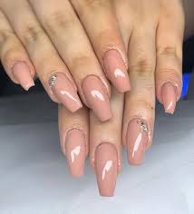 Check out our acrylic nails short ideas for the best acrylic nail colors such as light pink, yellow and more to get the perfect. 25 Chicest Beige Nails For Every Woman In 2021 Naildesigncode