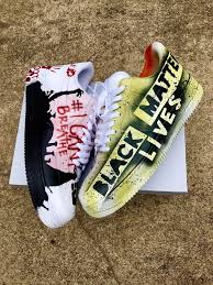 Black Lives Matter Custom Air Forces Af1 S Blm The Custom Movement In 2020 Black Lives Matter Quotes Black Lives Matter Black Lives