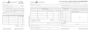 Canara Bank Deposit Slip Free Download Download Resume Download