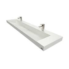 Are kohler sinks made in the usa. 72 Contempo Floating Concrete Ramp Sink Sink Concrete Bathroom Bathroom Sink Diy
